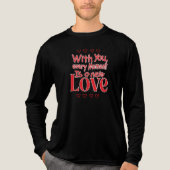 Forever New Love Romantic Quote  トライブレンドＴシャツ (正面)