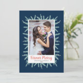 Forever Newlywedsメリーフォトクリスマス シーズンカード (スタンド正面)