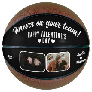 Forever on your team Happy Valentineの2枚の写真 バスケットボール