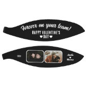 Forever on your team Happy Valentineの2枚の写真 バスケットボール (パネル)