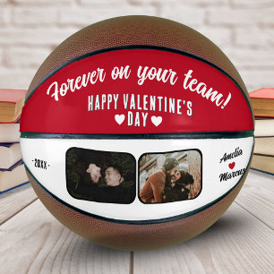 Forever on your team Happy Valentineの2枚の写真 バスケットボール