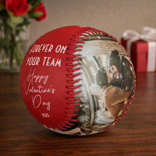 Forever on your team Happy Valentineの2枚の写真 野球ボール