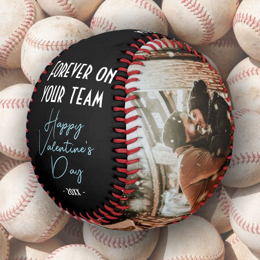Forever on your team Happy Valentineの2枚の写真 野球ボール