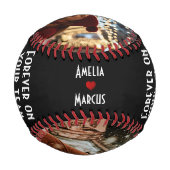 Forever on your team Merry Christmas 2 Photo 野球ボール (裏面)