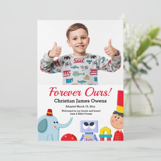 Forever Our Adoption Photoの発表 案内状 (スタンド正面)