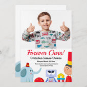 Forever Our Adoption Photoの発表 案内状 (正面/裏面)