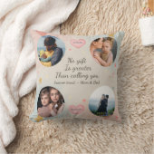 Forever Our Little Ones – Custom 4-Photo Tribute  クッション (ブランケット)