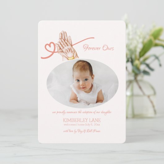 Forever Oursの写真の採用のお知らせ 案内状 (スタンド正面)