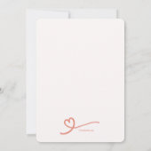 Forever Oursの写真の採用のお知らせ 案内状 (裏面)