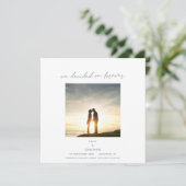 Forever Photo Minimalistに決定 セーブザデート (スタンド正面)