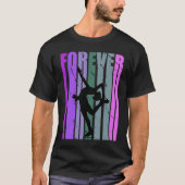 Forever Retro Ice Skating Pretty Player Team Coach Tシャツ (正面)