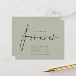 Forever Sage婚約発表に決定