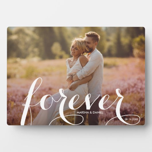 FOREVER Script Easel Back Photo Frameless フォトプラーク (正面)