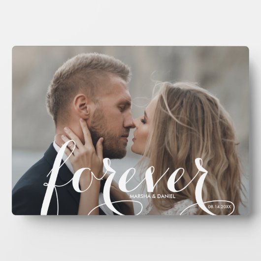 FOREVER Script Easel Back Photo Frameless フォトプラーク (正面)