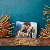 FOREVER Script Easel Back Photo Frameless フォトプラーク (側面)