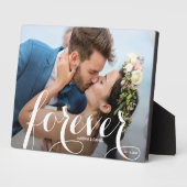 FOREVER Script Easel Back Photo Frameless フォトプラーク (側面)