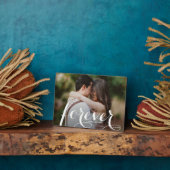 FOREVER Script Easel Back Photo Frameless フォトプラーク (側面)