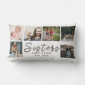 Forever Sisters – Personalized Photo Pillow ランバークッション (正面)