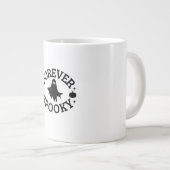 Forever Spooky Cute Ghost & Pumpkins Mug ジャンボコーヒーマグカップ (正面右)