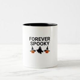 Forever Spooky Halloween Mug ツートーンマグカップ