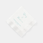 Forever Startes Now Napkins 縁ありカクテルナプキン (角)