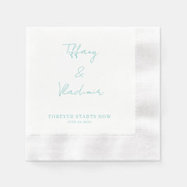 Forever Startes Now Napkins 縁ありカクテルナプキン