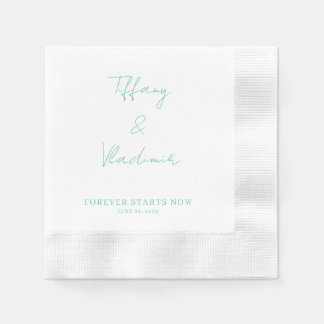 Forever Startes Now Napkins 縁ありカクテルナプキン