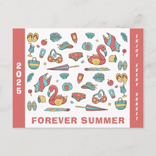 Forever Summer 2025 -楽しむ Every Sunset ポストカード (正面)