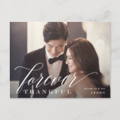 Forever Thank結婚's Photo Thank You ポストカード (正面)