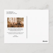 Forever Thank エレガント Script's 結婚 Thank You ポストカード (裏面)