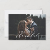 Forever Thank 結婚's Thank You Photo Card サンキューカード (正面)