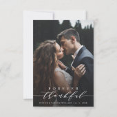 Forever Thank 結婚's Thank You Photo Card サンキューカード (正面)