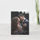 Forever Thank 結婚's Thank You Photo Card サンキューカード (正面)