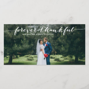 Forever Thank Hand Lettered'結婚s Thank You I サンキューカード