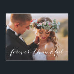 Forever Thank Photo 結婚's Thank Youポストカード ポストカード<br><div class="desc">おもしろいお洒落と結婚君の葉書。私の店でも同様の商品が売れている。</div>