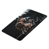 Forever Thanks 結婚's Thank You Photo マグネット (左側)