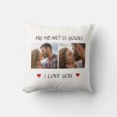 Forever Us – “I Love You” Valentine Throw Pillow クッション (正面)