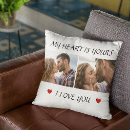 Forever Us – “I Love You” Valentine Throw Pillow クッション