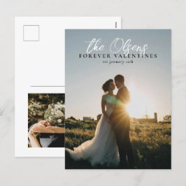 「Forever Valentines」バレンタインの写真はがき シーズンポストカード