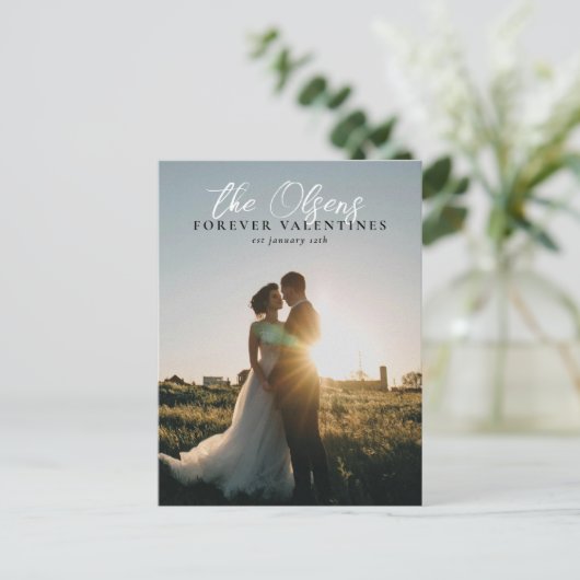 「Forever Valentines」バレンタインの写真はがき シーズンポストカード (スタンド正面)