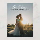 「Forever Valentines」バレンタインの写真はがき シーズンポストカード (正面)