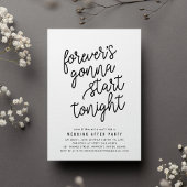 Forever | Wedding After Party Invitation 招待状