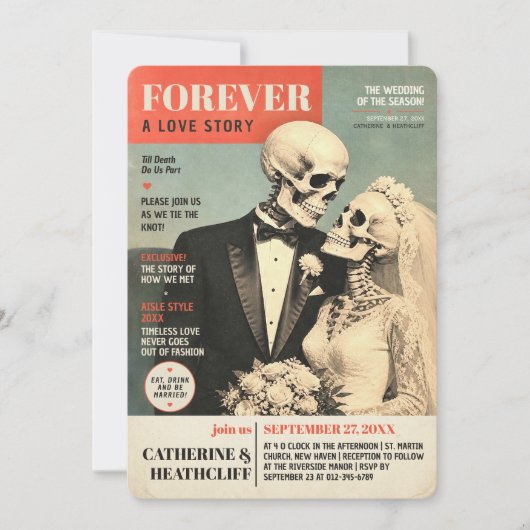 FOREVER Wedding Gazette Invitation 招待状 (正面)