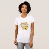 Forever Wild Love – Boho Rustic Sunflower Wedding  Tシャツ (正面フル)