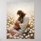 Forever With You, Christian Painting, Jesus Huggin ポスター (正面)
