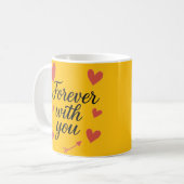 Forever With You Romantic Quote – Perfect Gift コーヒーマグカップ (正面左)
