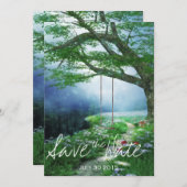 FOREVER WOODLAND STREAMへのパス日付を保存 セーブザデート (正面/裏面)