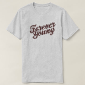 Forever Youngレトロ80sグラフィックポップ・アートの文化 Tシャツ