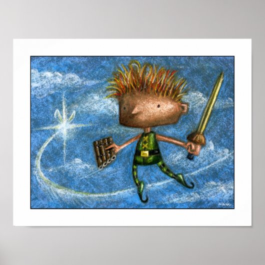 "Forever Young" 11" x 14インチプリント ポスター (正面)