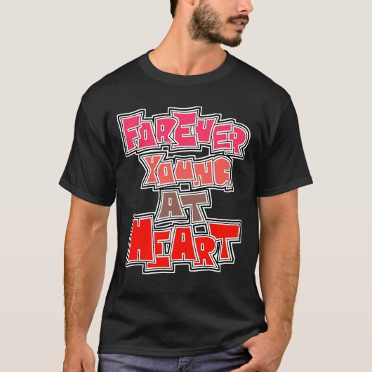 Forever young at heart tシャツ (正面)